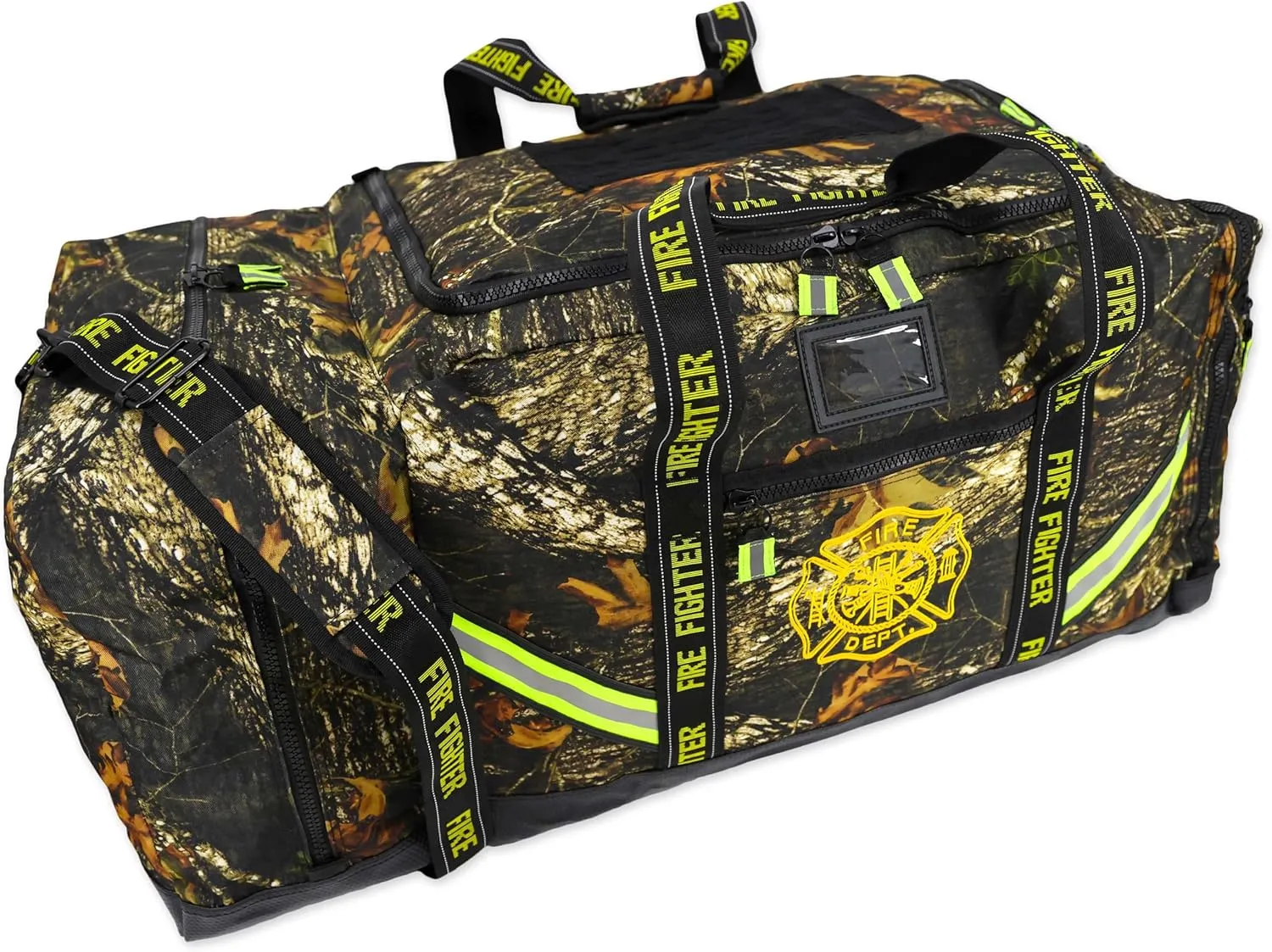 Lightning X Premium Camouflage 3XL Firefighter Step-In Gear Bag w/Helmet Compartment - Deep Woods Camo