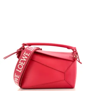 LOEWE Monochrome Puzzle Edge Bag Leather Small