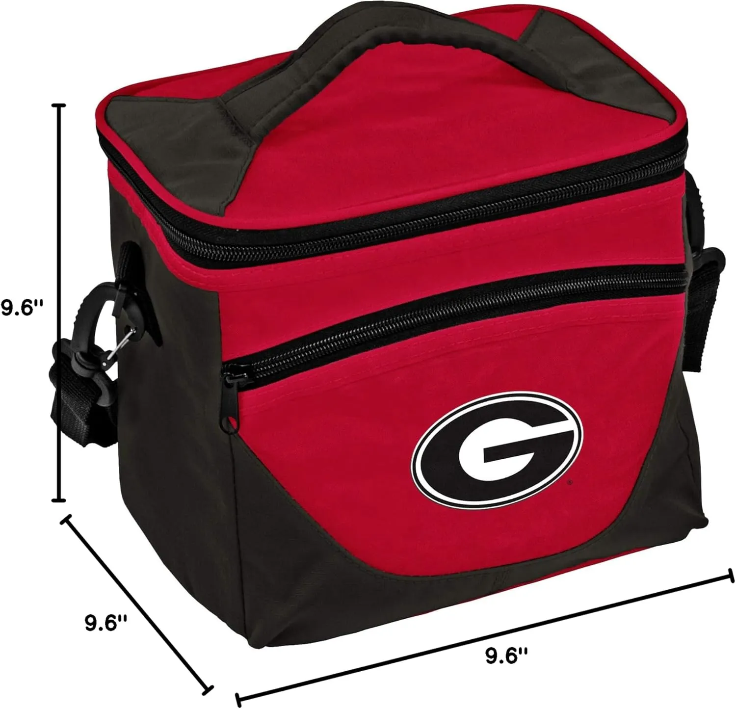 Logo Brands Officially Licensed NCAA Collegiate 9-Can Cooler Tote with Front Dry Storage Pocket and Shoulder Strap