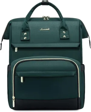 LOVEVOOK Laptop Backpack for Women Fashion Computer Backpack Purse with USB Port Large Travel Backpack Nurse Teacher Bag for Business Work College