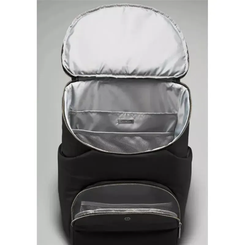 Lululemon - Mochila para novos pais 17L, Preto/Prata Drop