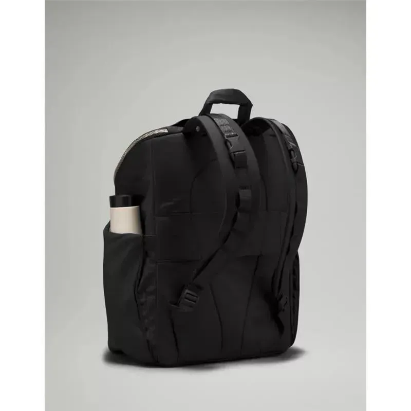 Lululemon - Mochila para novos pais 17L, Preto/Prata Drop