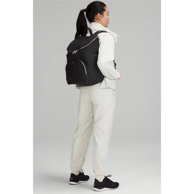 Lululemon - Mochila para novos pais 17L, Preto/Prata Drop