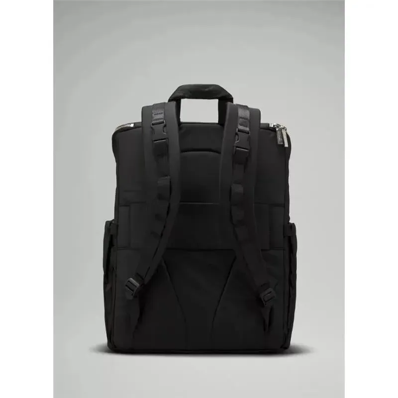 Lululemon - Mochila para novos pais 17L, Preto/Prata Drop
