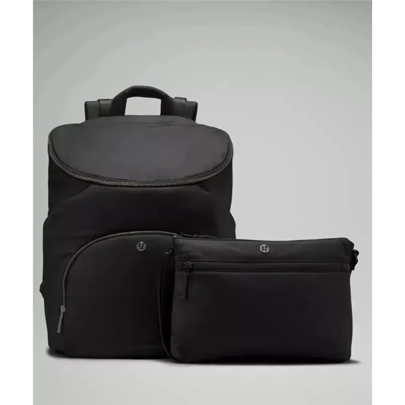 Lululemon - Mochila para novos pais 17L, Preto/Prata Drop