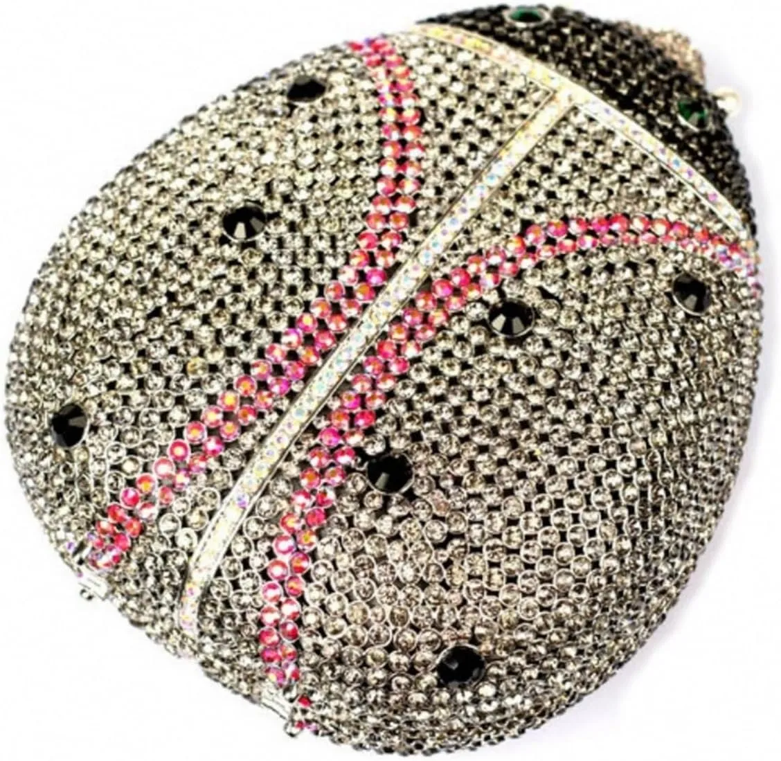 Luxury Beetle Shaped Rhinestone Clutch Diamond Evening Bag Women Crystal Clutch Purse Wedding Party Sparkly Handbag