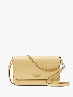 Madison Saffiano Leather Willow Flap Convertible Crossbody