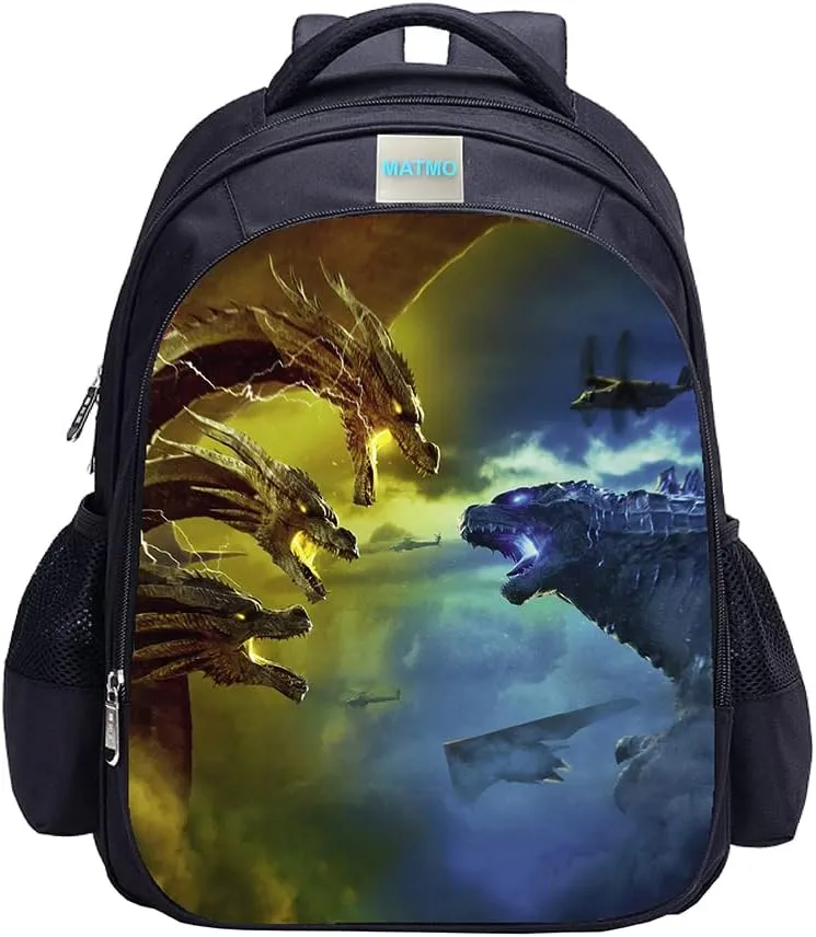 MATMO Monster Dinosaur Backpack Monster Dinosaur Backpacks for Boys School Backpack Kids Bookbag (Monster Dinosaur Backpack 12)