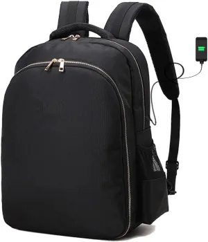 MAXPAND Portable Backpack Bag for Barbers Hairdressings Backpacks for Clippers and Supplies Barbers Organizer with USB Port Hairdresser Tool Bag, XR-2128
