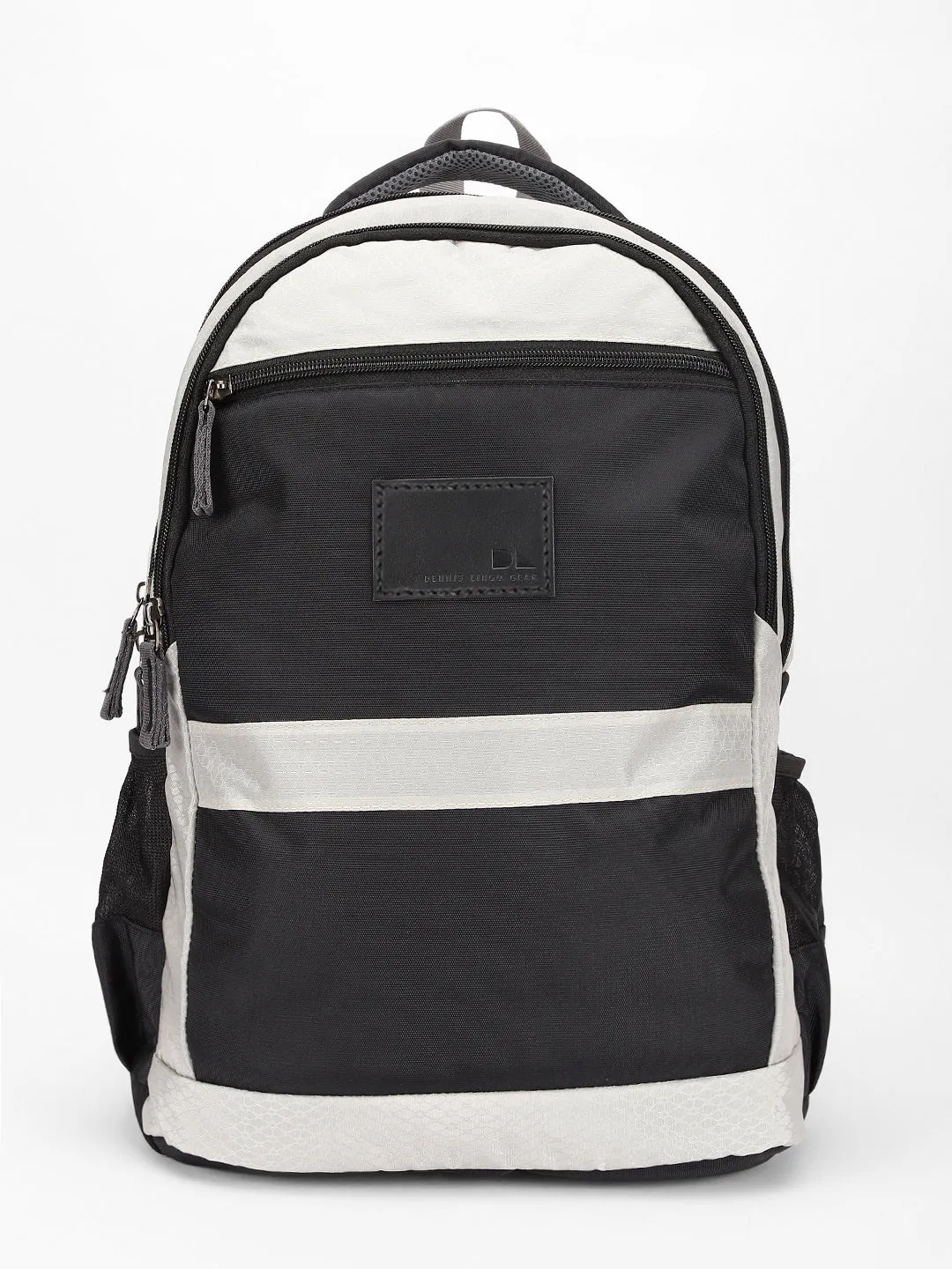 Men's Black Water Repellent Travel Backpack with adjustable shoulder strap