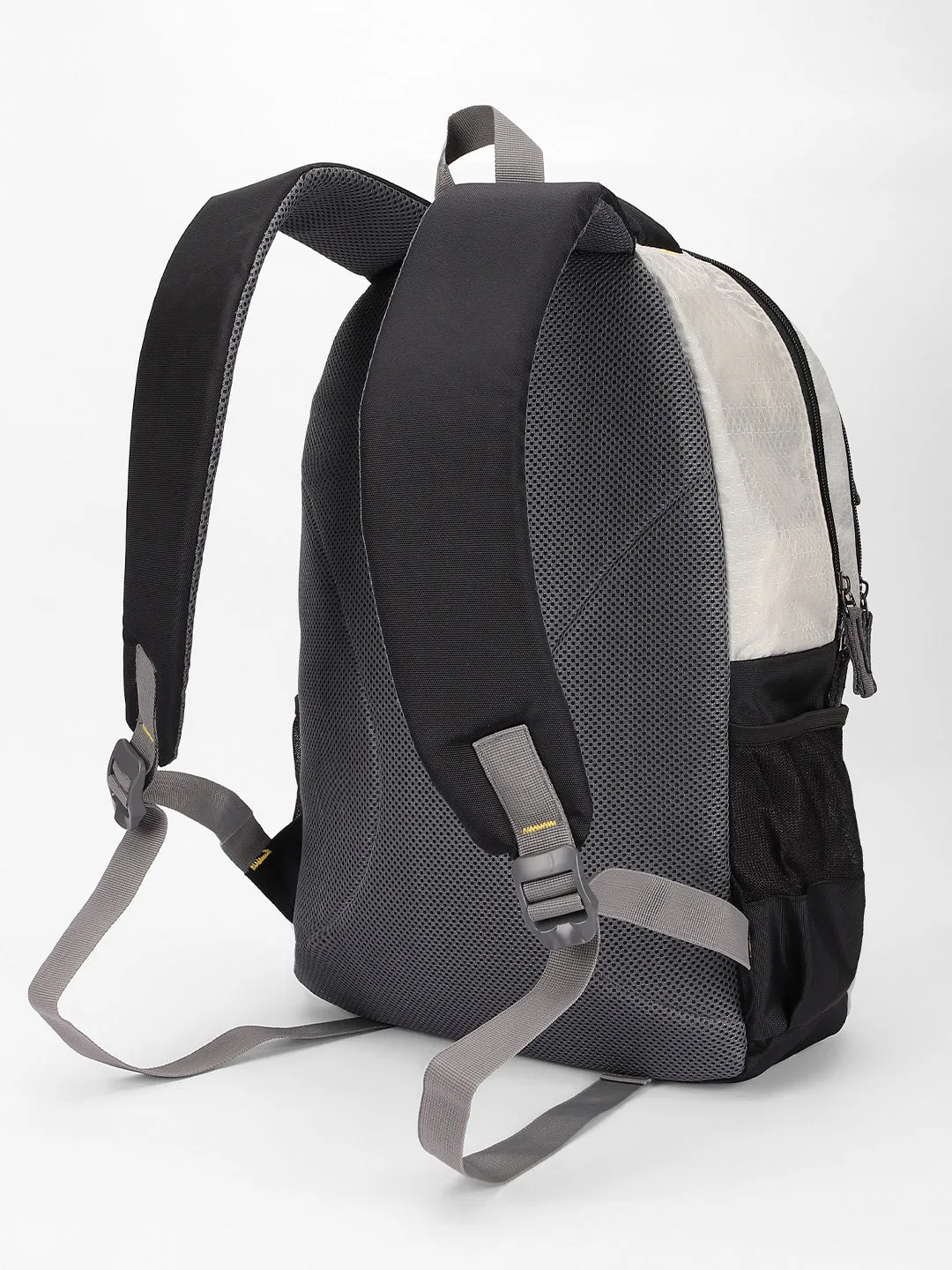 Men's Black Water Repellent Travel Backpack with adjustable shoulder strap