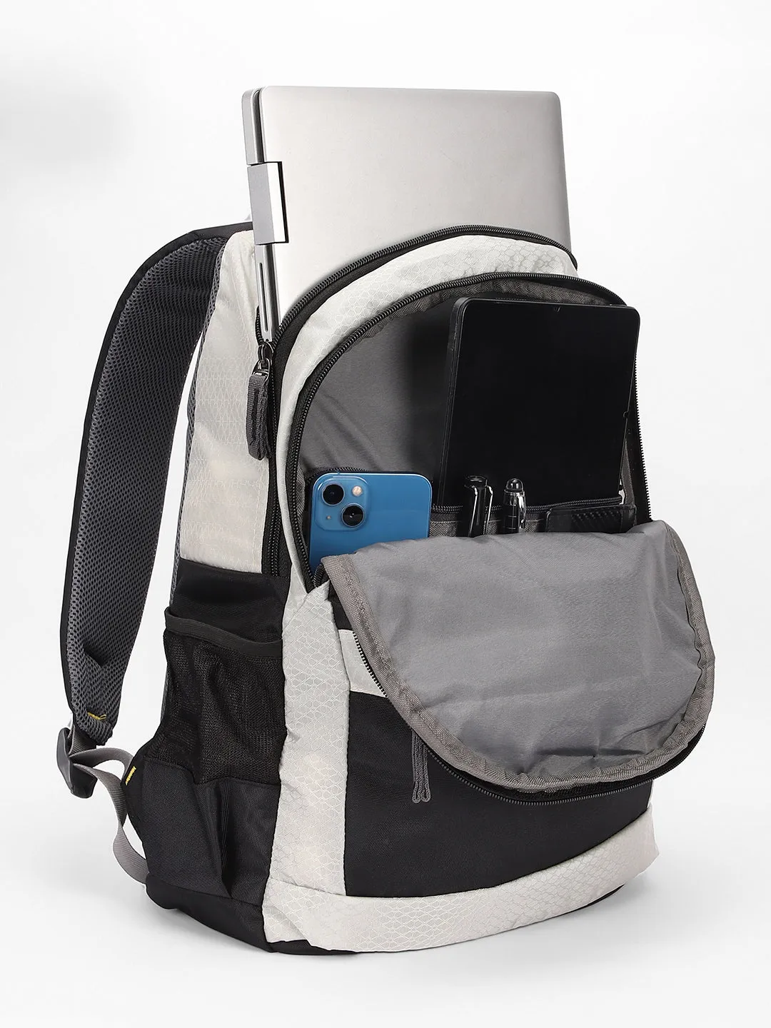 Men's Black Water Repellent Travel Backpack with adjustable shoulder strap