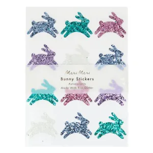 Meri Meri Glitter Bunny Stickers (x 8 sheets)