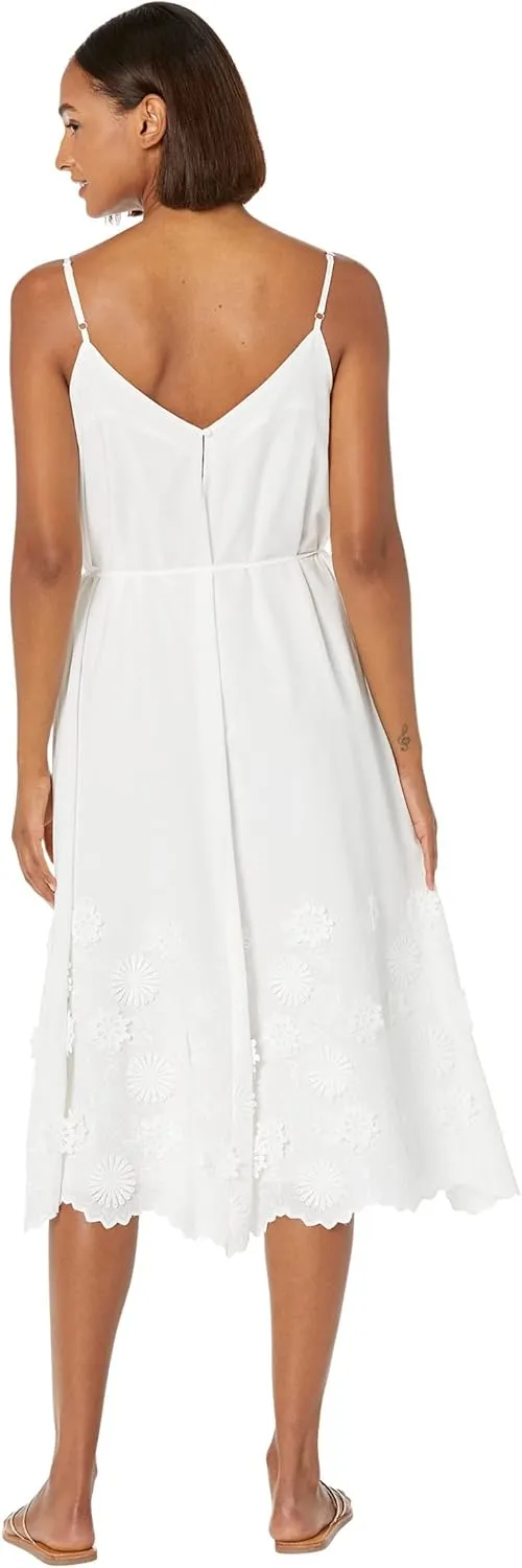 MILLY Becca 3-D Cotton Embroidered Dress