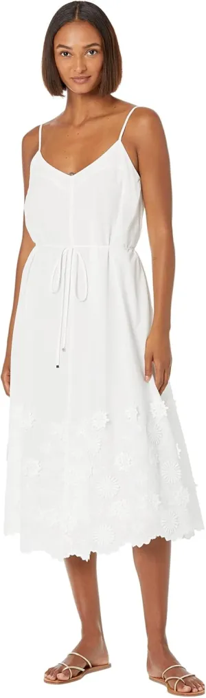 MILLY Becca 3-D Cotton Embroidered Dress