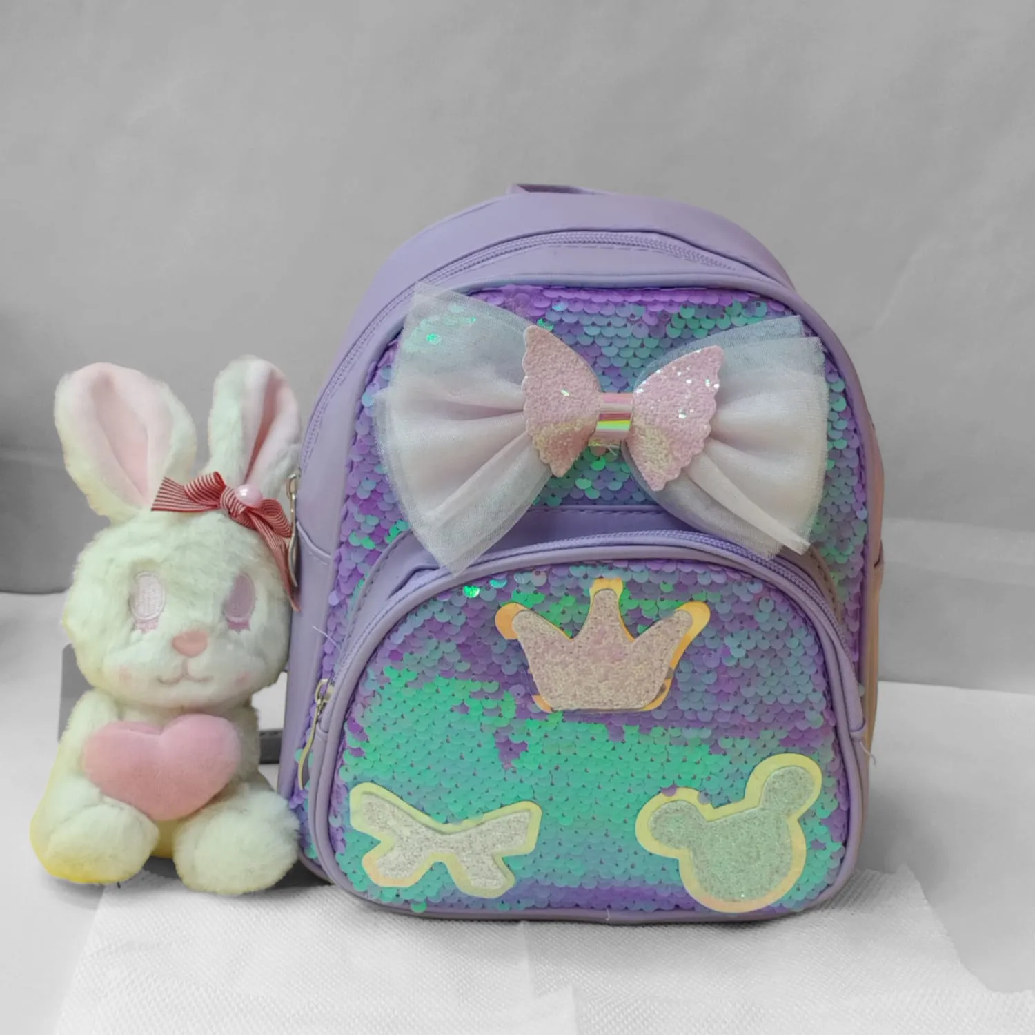 Mini Sequence Bow Backpack