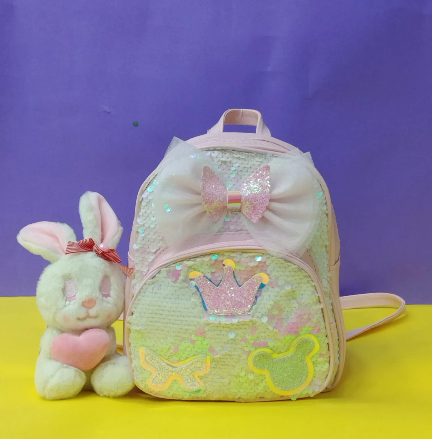 Mini Sequence Bow Backpack
