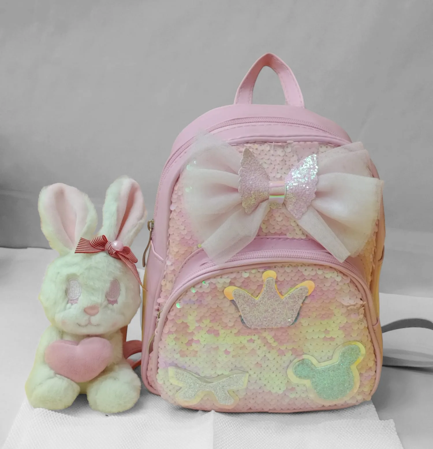 Mini Sequence Bow Backpack