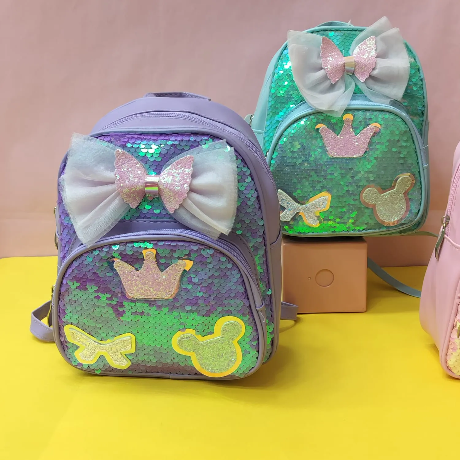 Mini Sequence Bow Backpack