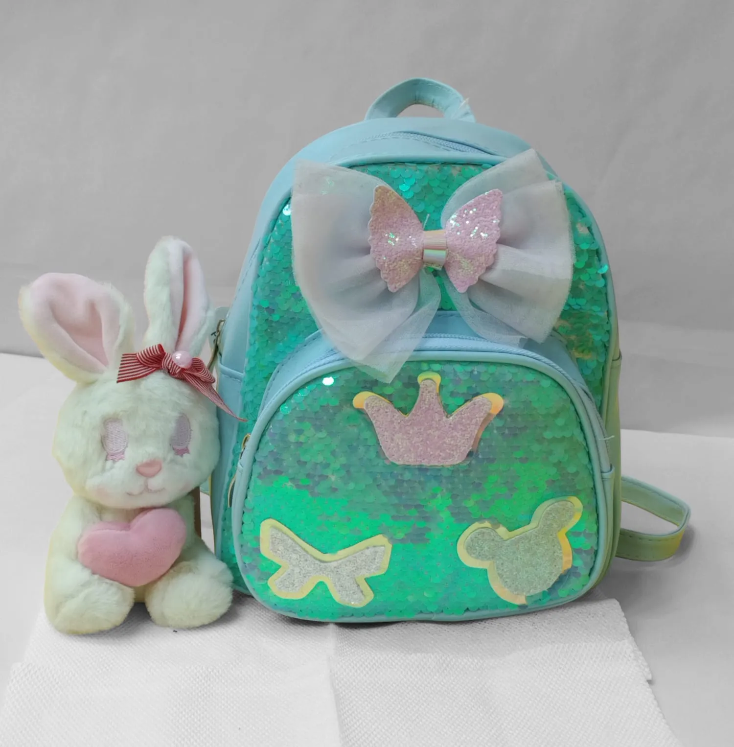 Mini Sequence Bow Backpack