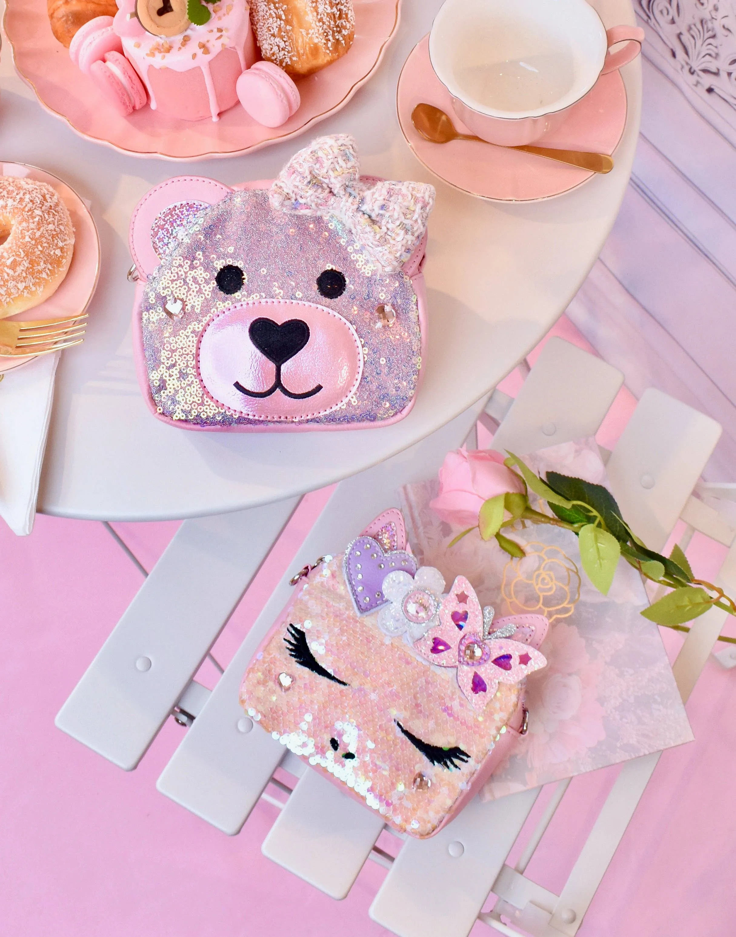 Miss Gwen Unicorn Sequins Crossbody Bag