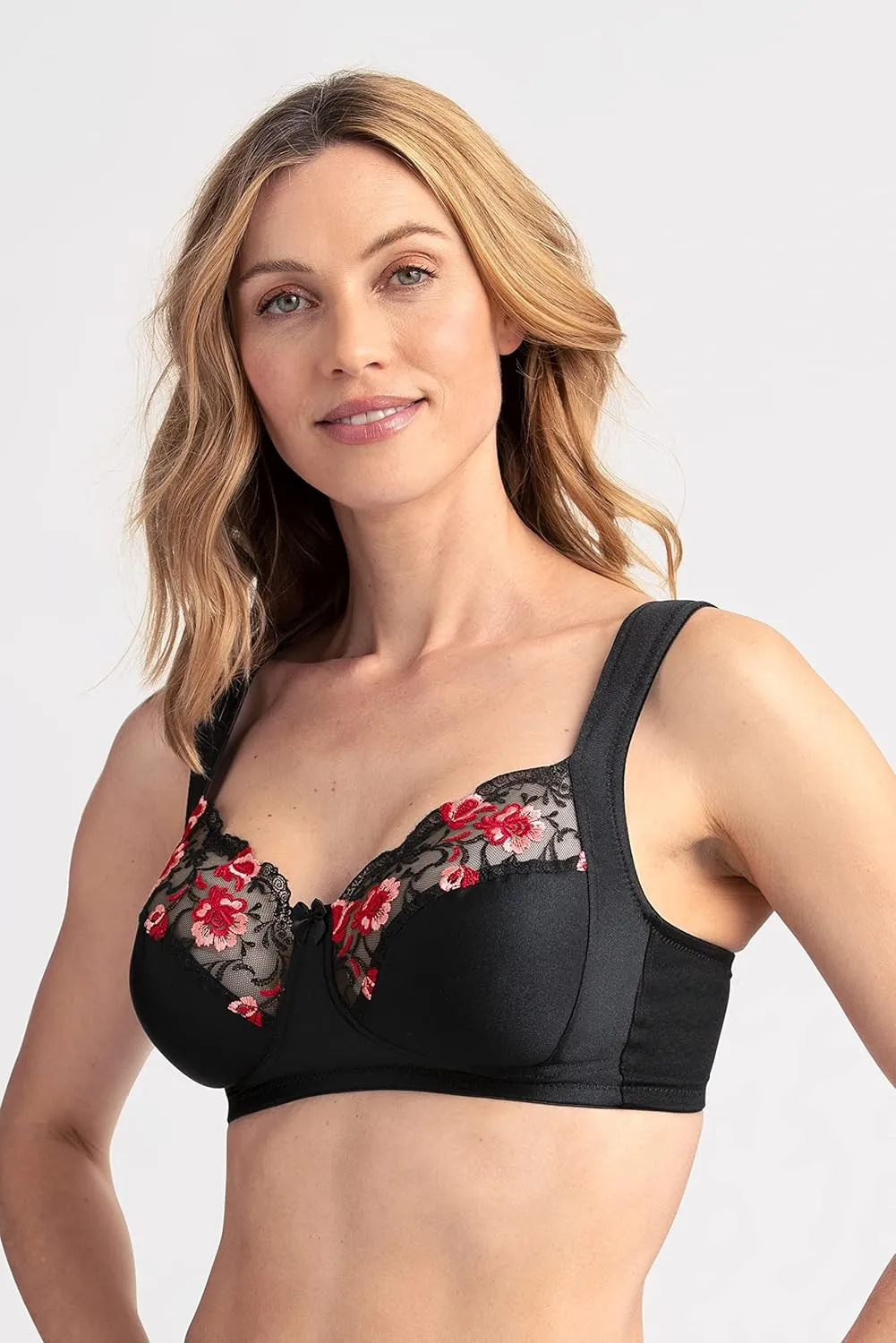 Miss Mary of Sweden Shine Underwire Embroidered Unpadded Cup Bra