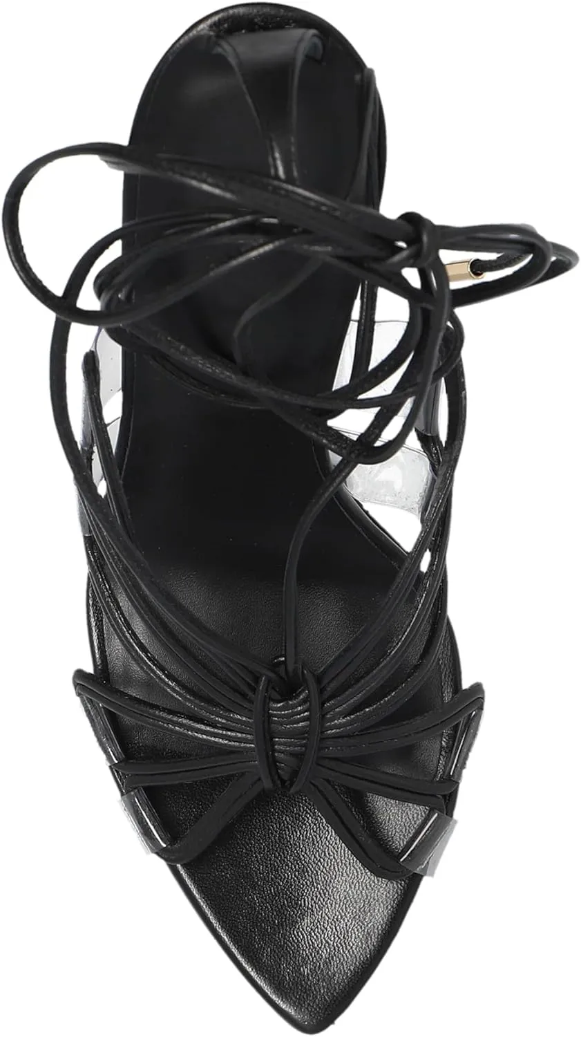 MissHeel Sexy Butterfly Lace Up Stiletto Strappy Heels