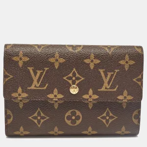 Monogram Canvas Porte Tresor Etui Papier Wallet