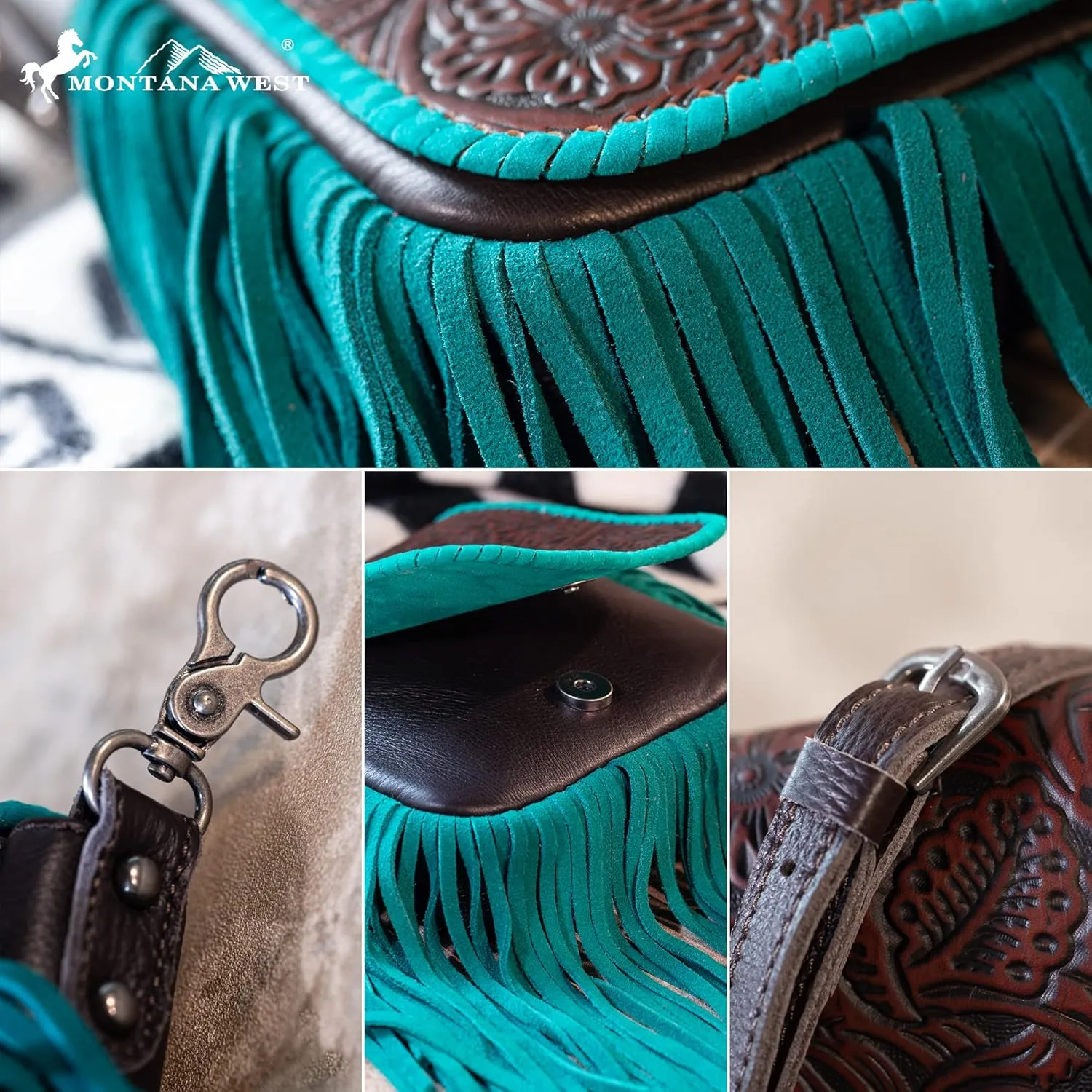 Montana West Fringe Purse Western Purses for Women Crossbody Bag