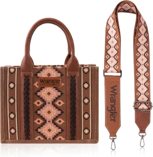 Montana West Wrangler Tote Bag for Women Western Shoulder Purses Boho Aztec Satchel Handbags