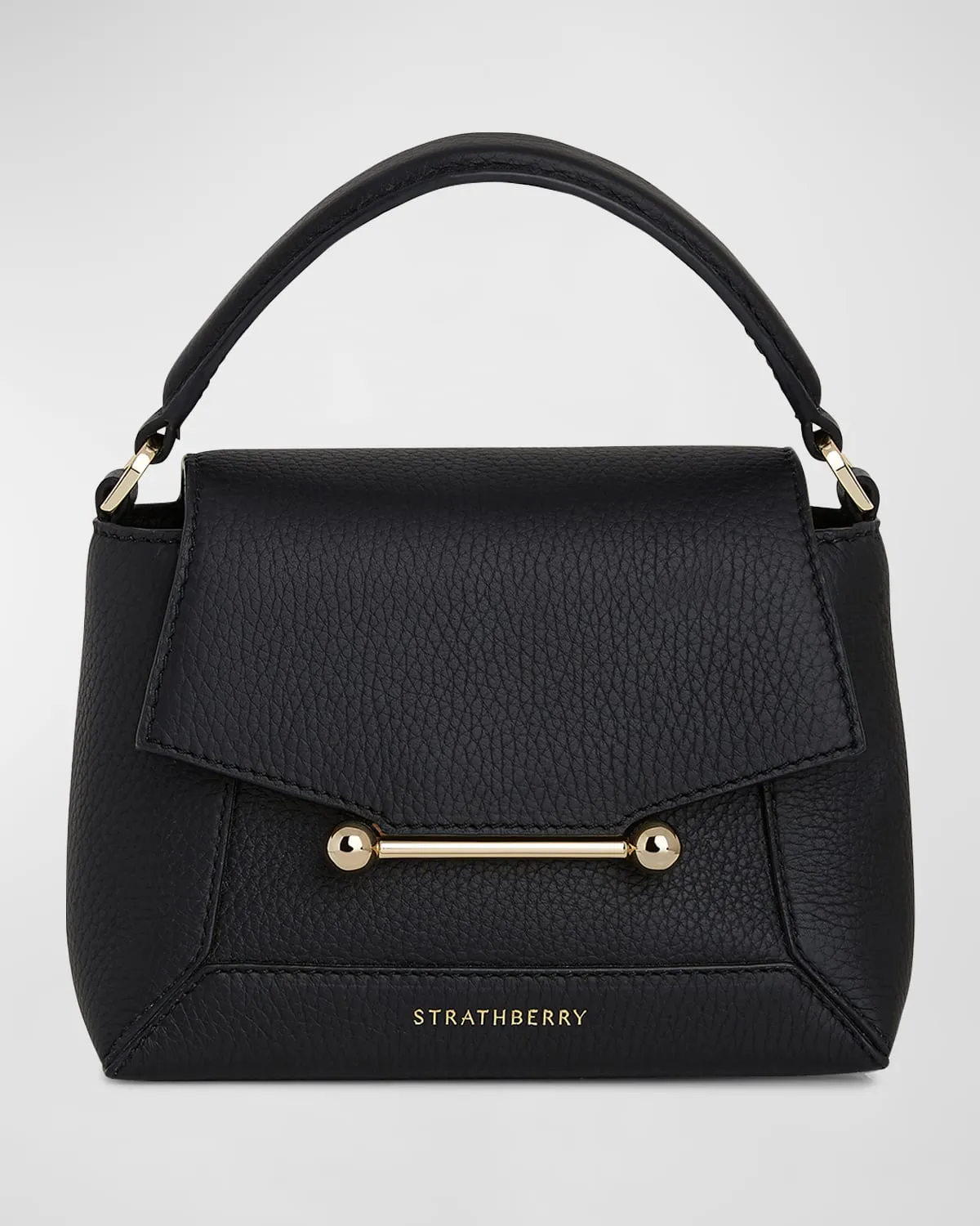 Mosaic Nano Leather Top-Handle Bag
