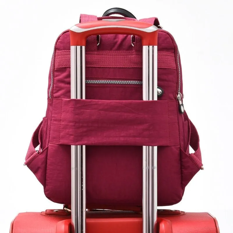 Multifunction Nylon Anti Theft Women Backpacks