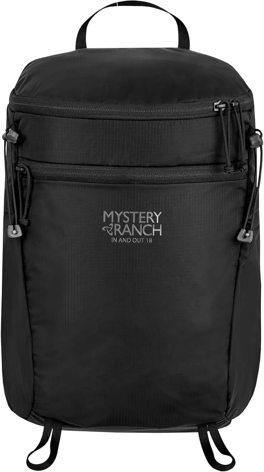 Mystery Ranch In and Out Packable Backpack - Lightweight Foldable Pack, Black, 18L
