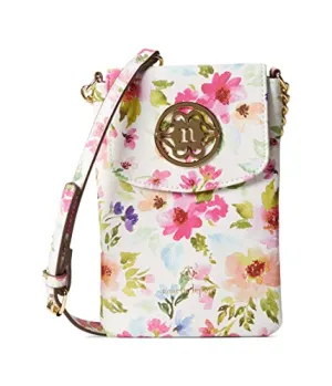 Nanette Lepore North/South Phone Media Crossbody Watercolor Floral One Size