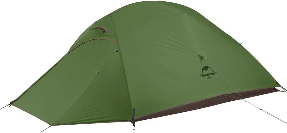 Naturehike Cloud-Up 3 Person Lightweight Backpacking Tent with Footprint - 3 Season Free Standing Dome Camping Hiking Waterproof Backpack Tents