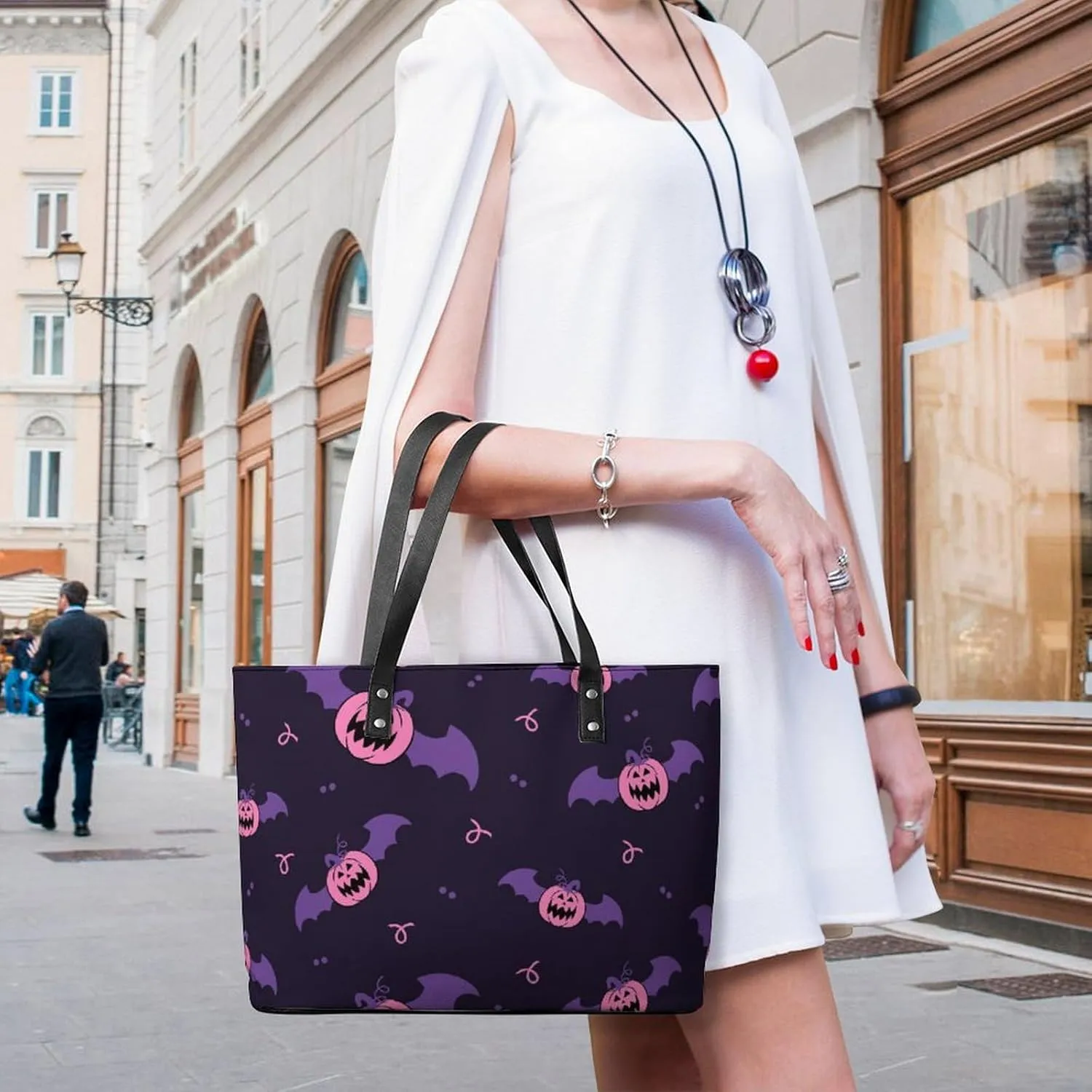 Neon Moon Stars Hobo Handbags With Zipper Large Capacity Satchel Tote Bag Shoulder Bag