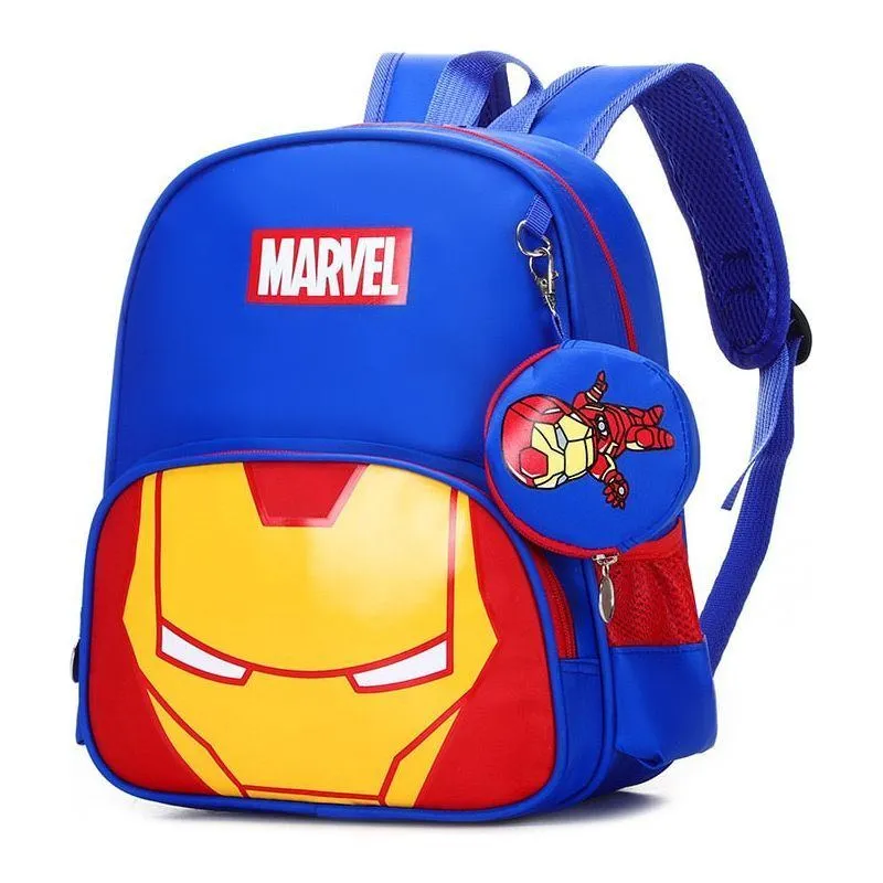 New Children School Bag Boys Girls Spider Man Cartoon Kindergarten Schoolbags Kids Orthopedic Backpacks 4-13 Year