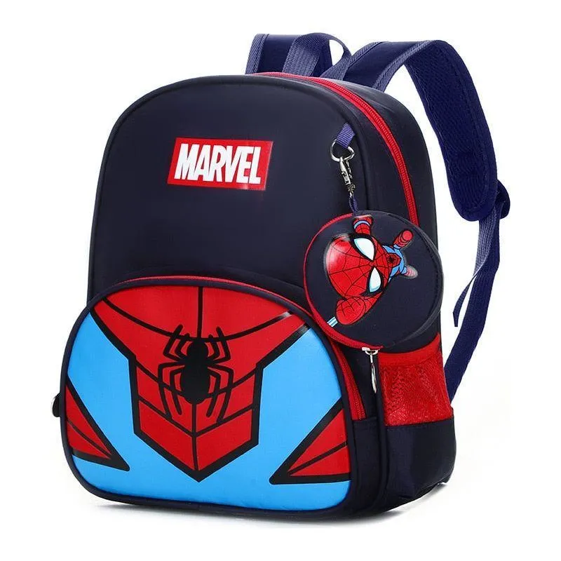 New Children School Bag Boys Girls Spider Man Cartoon Kindergarten Schoolbags Kids Orthopedic Backpacks 4-13 Year