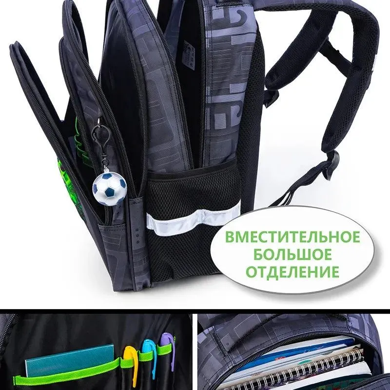 New Russian Brand Cartoon School Backpacks For Boys 1-2 Grade Children Orthopedic Backpack Kids Bookbags Students School bag