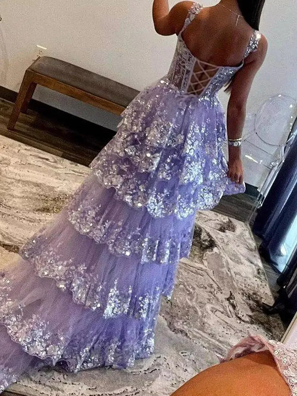 Noras dress Sweetheart Prom Dress Long with Slit Off The Shoulder Lace Applique Evening Dress for Teens NO114