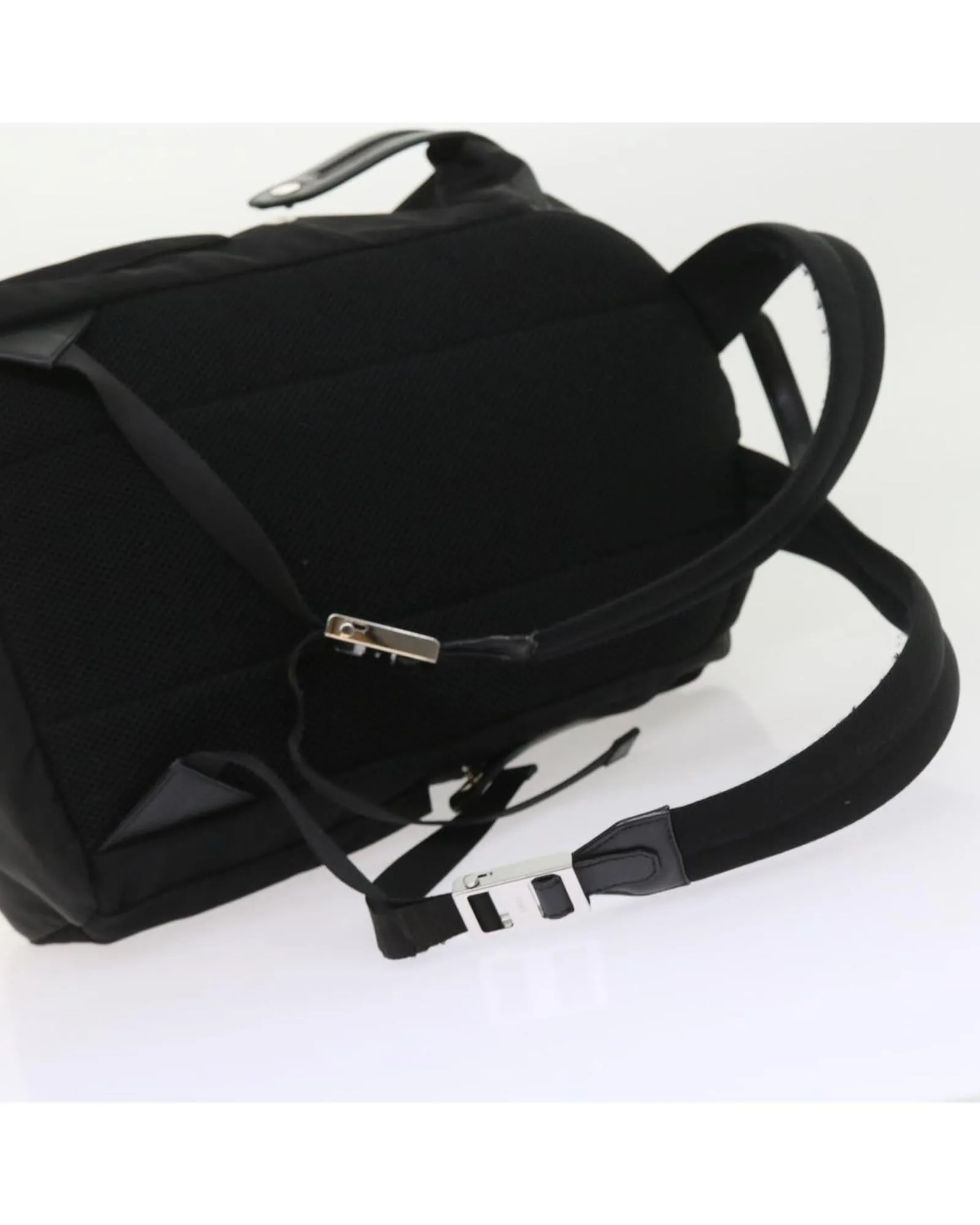 Nylon Leather Backpack