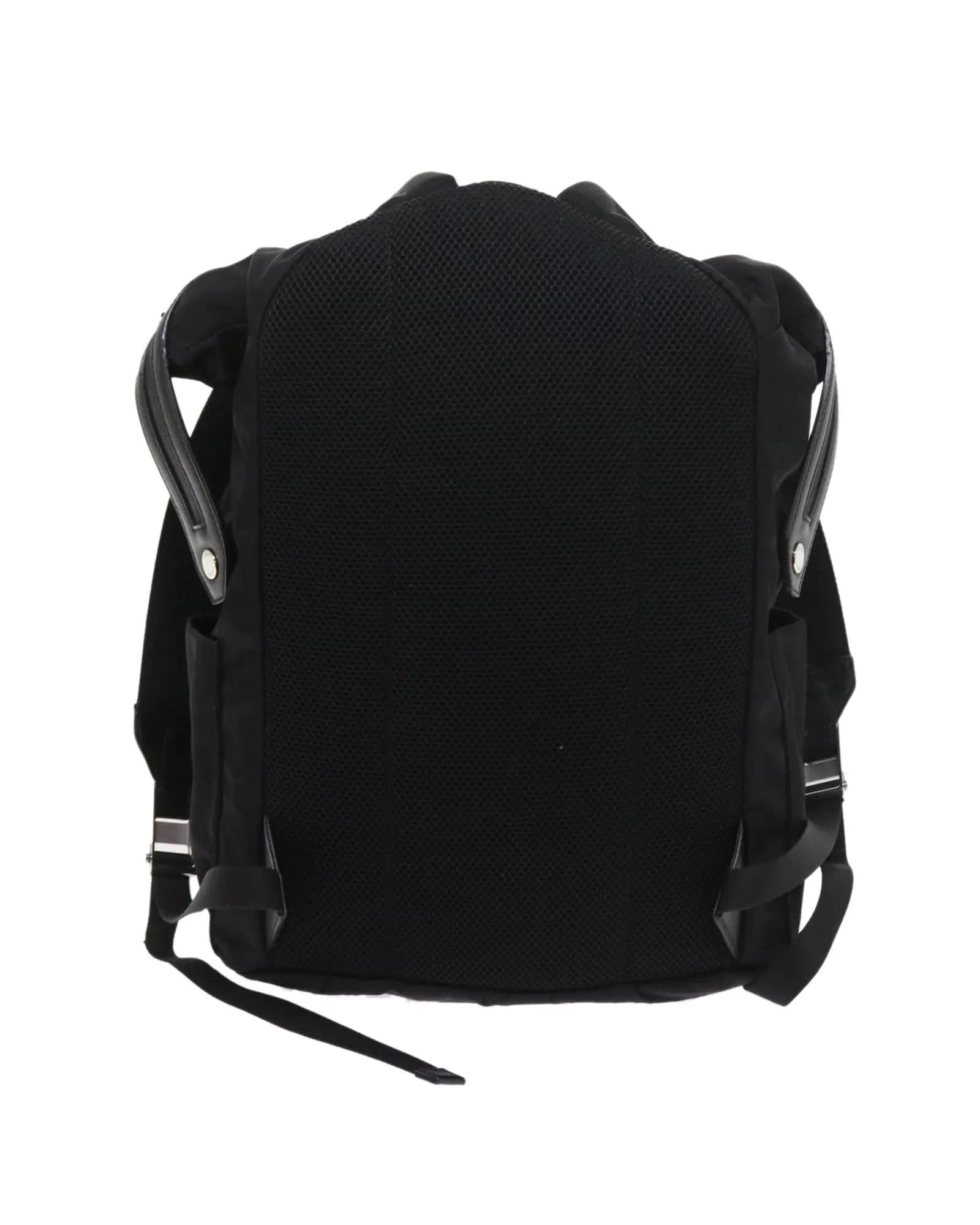 Nylon Leather Backpack