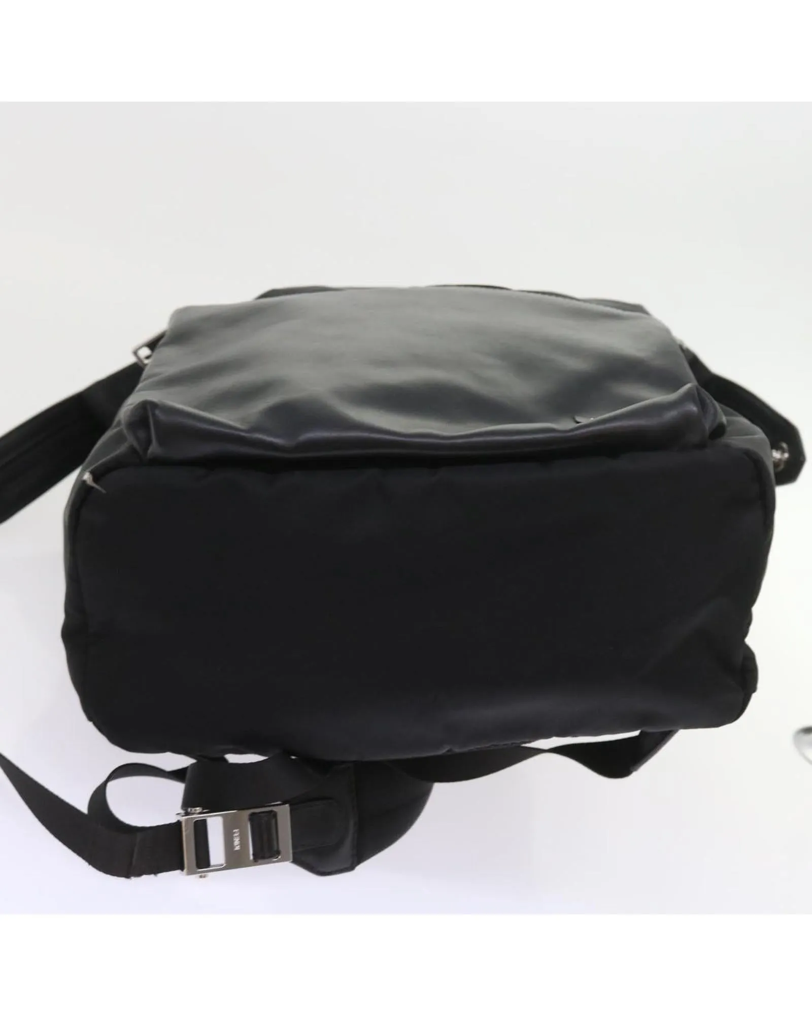 Nylon Leather Backpack