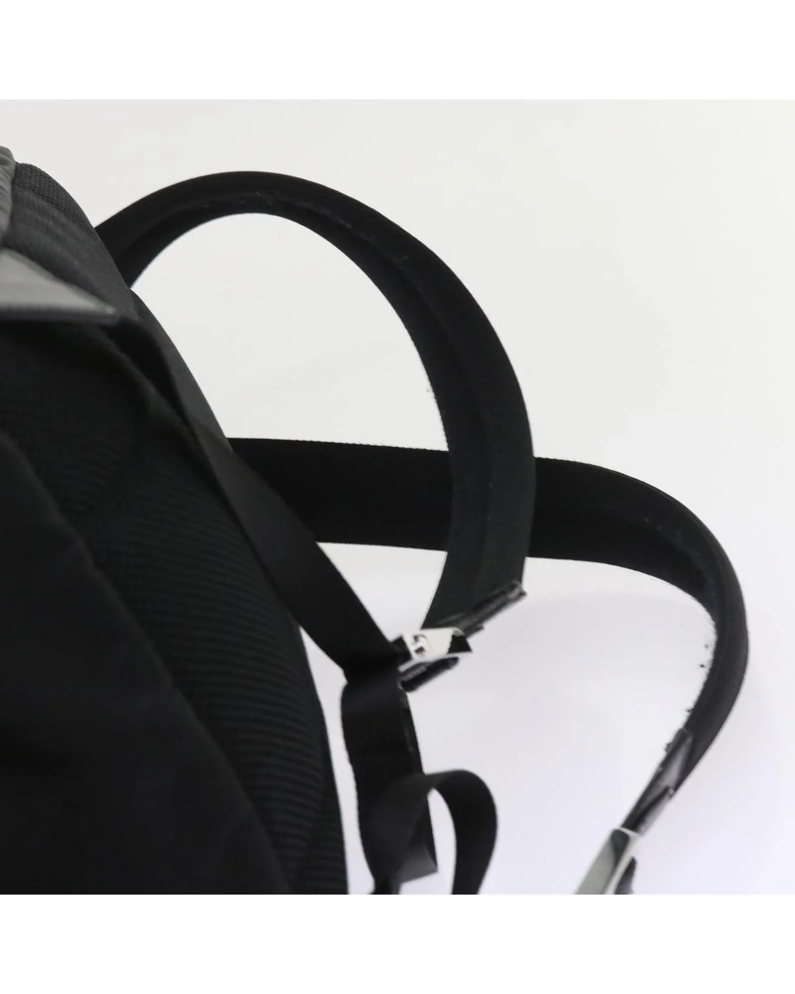 Nylon Leather Backpack