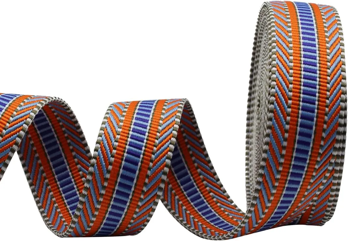 Nylon Webbing 1.5 inch -6 Yards Jacquard Nylon Strap for Bags,Bag Straps Replacement Crossbody,Shoulder Straps