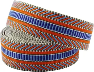 Nylon Webbing 1.5 inch -6 Yards Jacquard Nylon Strap for Bags,Bag Straps Replacement Crossbody,Shoulder Straps