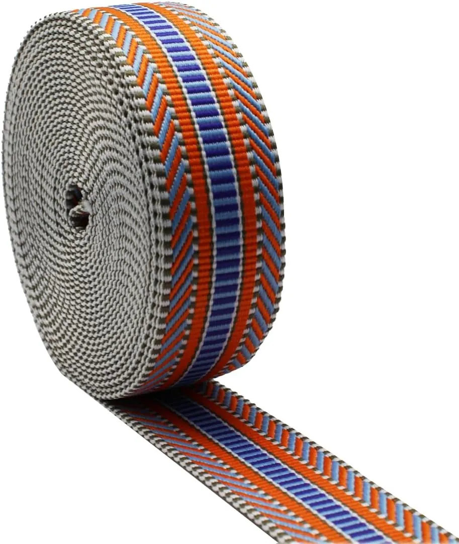 Nylon Webbing 1.5 inch -6 Yards Jacquard Nylon Strap for Bags,Bag Straps Replacement Crossbody,Shoulder Straps