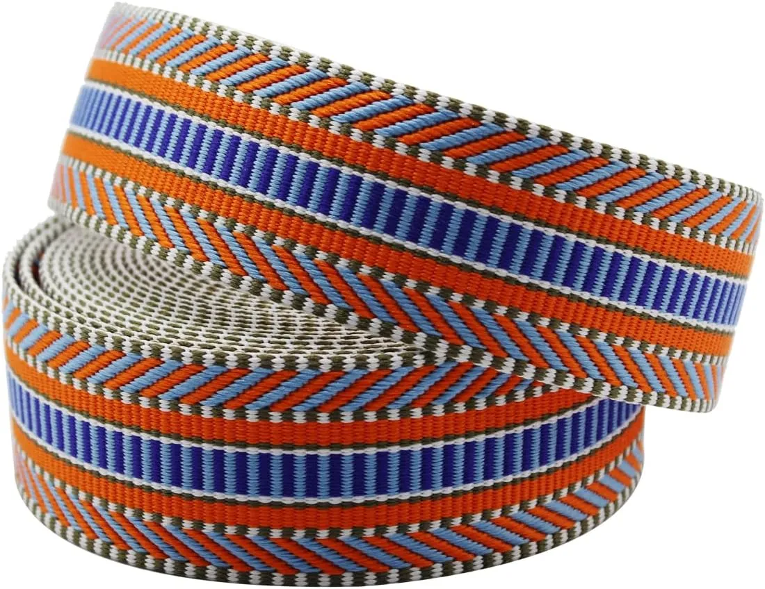 Nylon Webbing 1.5 inch -6 Yards Jacquard Nylon Strap for Bags,Bag Straps Replacement Crossbody,Shoulder Straps