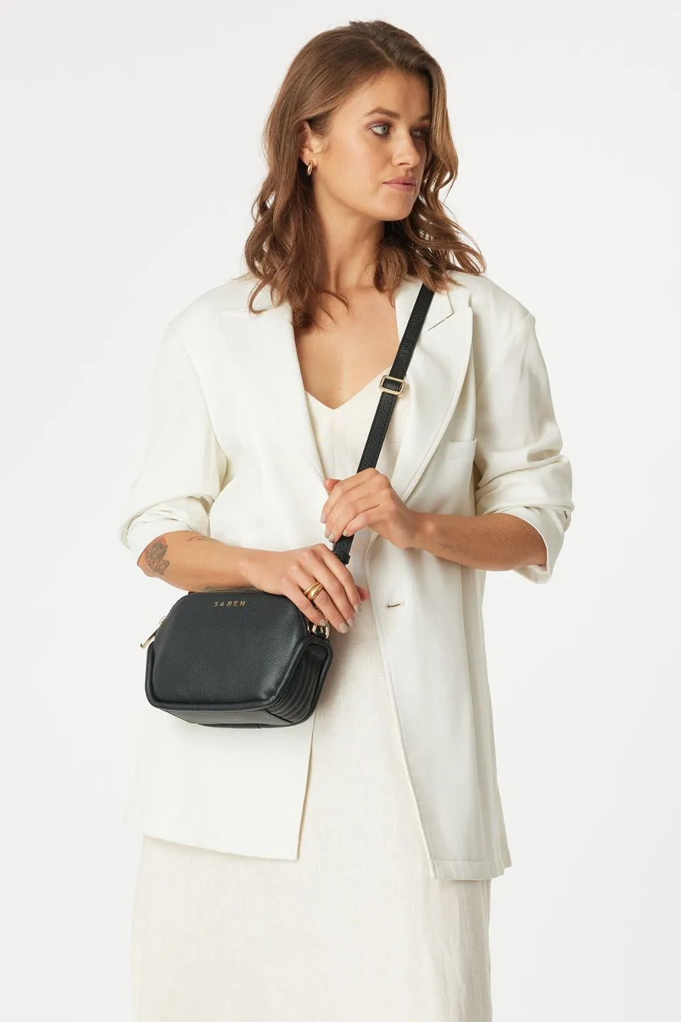 Odile Black Rectangle Shoulder Bag