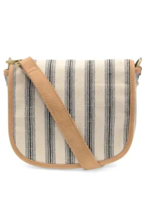 Pencil Stripe Saddle Bag